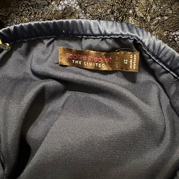 The Limited black Lace with dark Blue slip attached - Picture 3 of 3